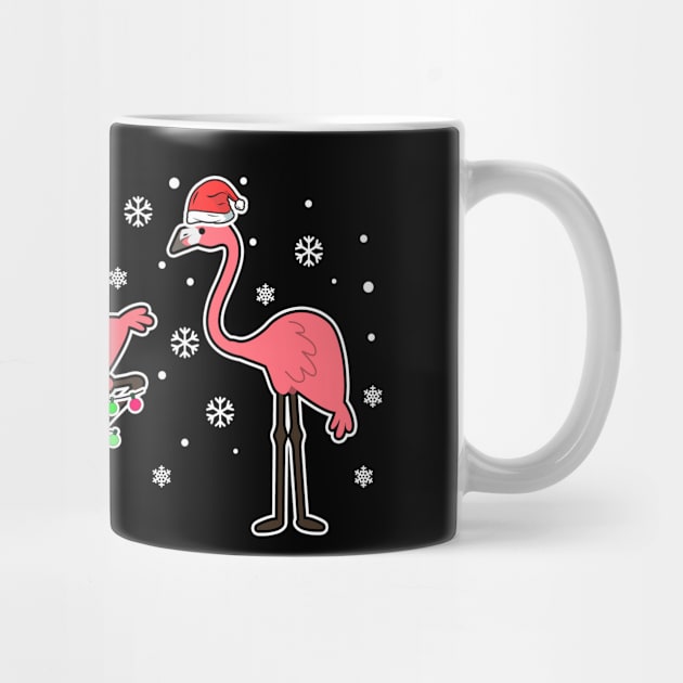 Funny Christmas Men Kids Women Flamingo Ugly Christmas by KsuAnn